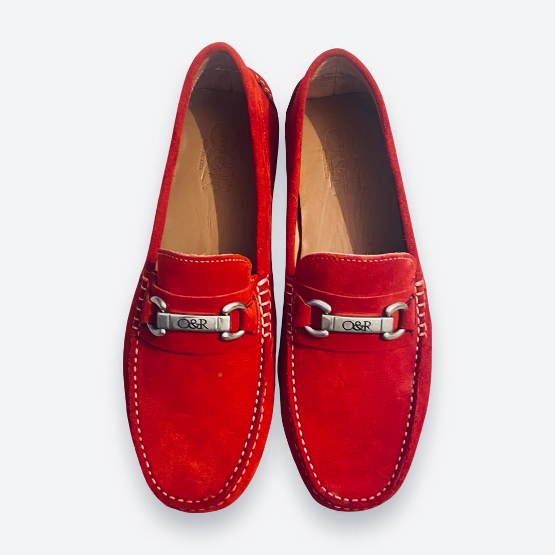 ORTIZ & REED Suede Driving Shoes Loafers