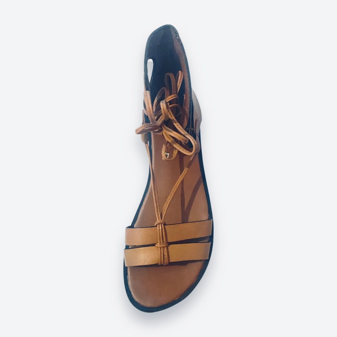 Studio W. Charlie Lace Up sandals for women.