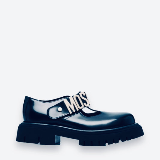 MOSCHINO CHUNKY-LETTERING SHOES