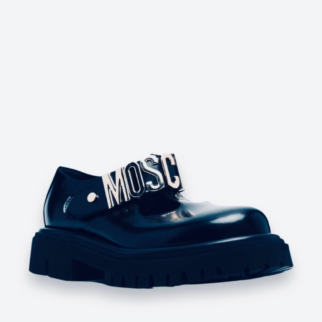 MOSCHINO CHUNKY-LETTERING SHOES